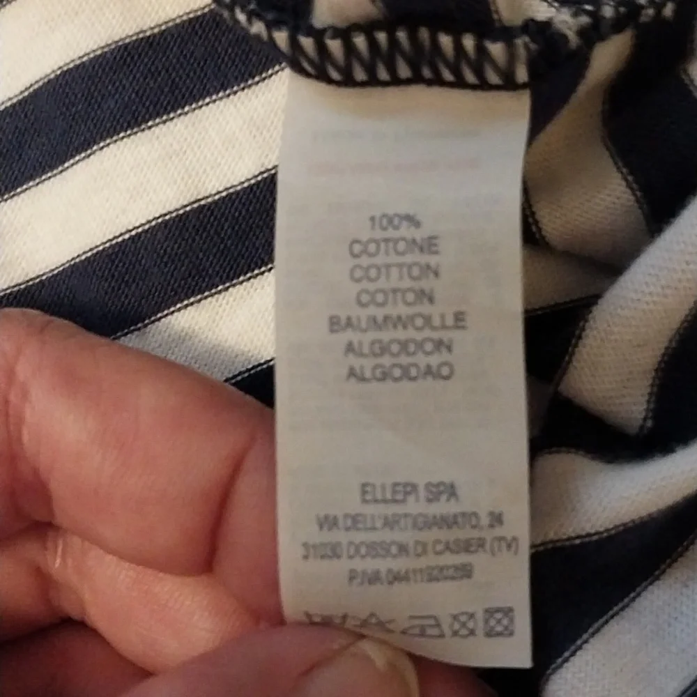 ELLEPI navy/ white chic dress 24 month
